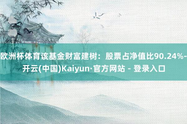欧洲杯体育该基金财富建树：股票占净值比90.24%-开云(中国)Kaiyun·官方网站 - 登录入口